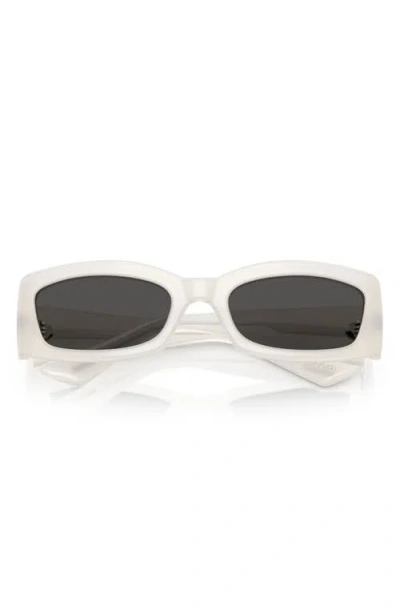 Oliver Peoples X Khaite 54mm Pillow Sunglasses In Dark Grey