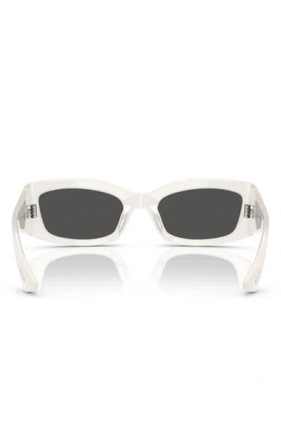 Oliver Peoples X Khaite 54mm Pillow Sunglasses In Dark Grey
