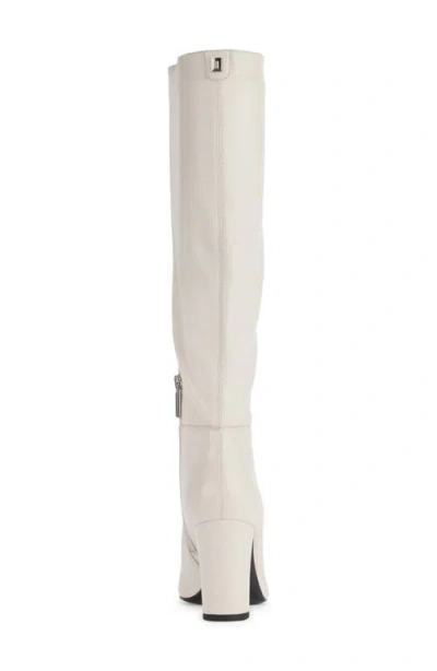 Karl Lagerfeld Paris Vani Knee High Boot In Soft White