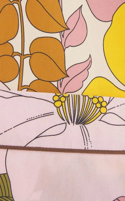 La Doublej La Double J Hammock Shirt In Big Flower Rose Pink