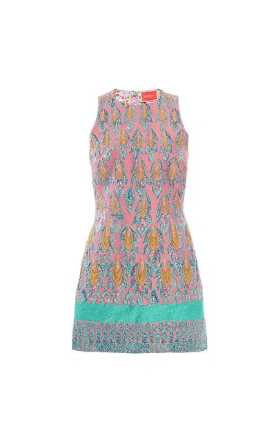 La Doublej Tgif Dress Degrade' Pink In Degrade' Pink