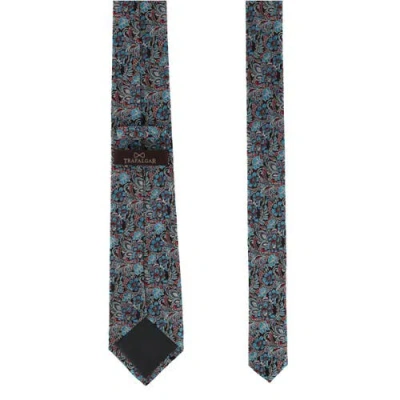 Trafalgar Enzo Exploded Floral Silk Necktie In Multiple Colors