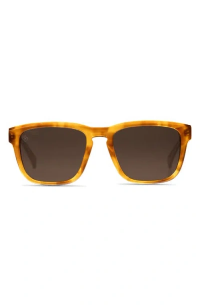 Raen Lumis 54mm Polarized Square Sunglasses In Santa Fe/smoke Polarized