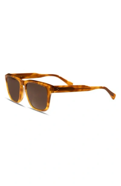 Raen Lumis 54mm Polarized Square Sunglasses In Santa Fe/smoke Polarized