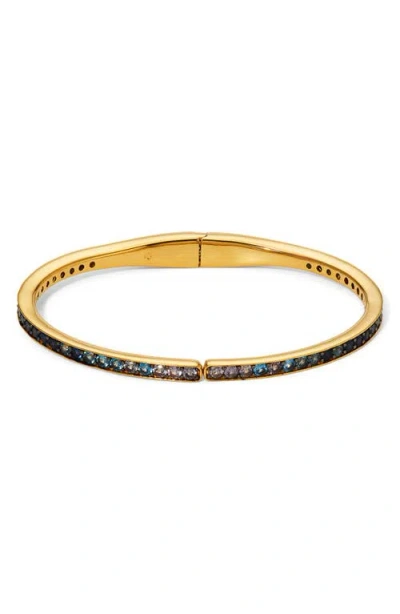 Nadri Crystal Bangle In Gold