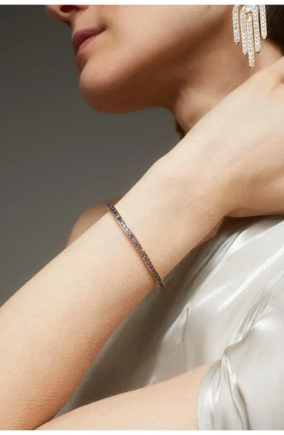 Nadri Crystal Bangle In Gold