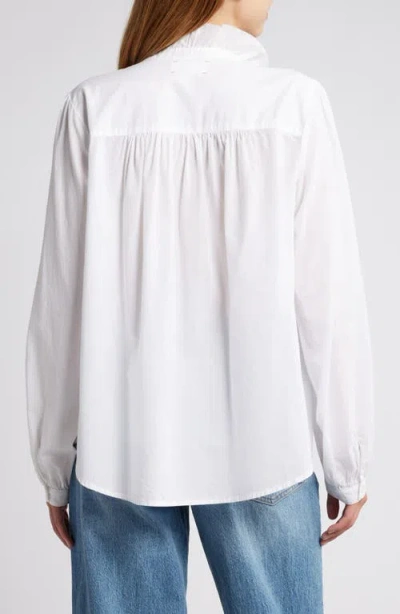 Shop Xirena Xírena Nicholson Ruffle Shirt In White