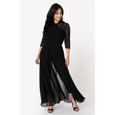 UNIQUE VINTAGE UNIQUE VINTAGE THREE QUARTER SLEEVED STARLET DUSTER 