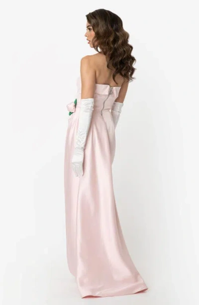 Unique Vintage Enchanted Evening Gown In Light Pink