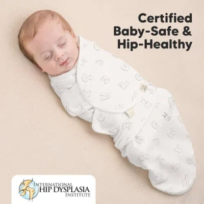 Keababies 3-pack Soothe Zippy Swaddle Wrap In Abc Land Cloud