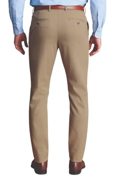 Charles Tyrwhitt Slim Fit Ultimate Non-iron Chino In Taupe