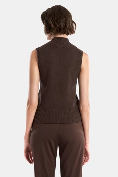 Capsule 121 The Galaxy Zip Sweater In Brazilian Nut
