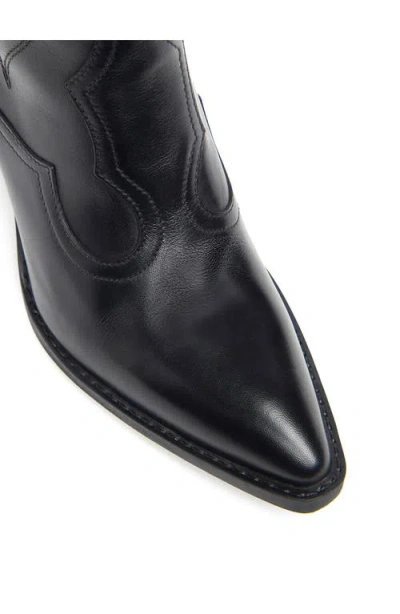 Nerogiardini Texan Pointed Toe Western Boot In Black
