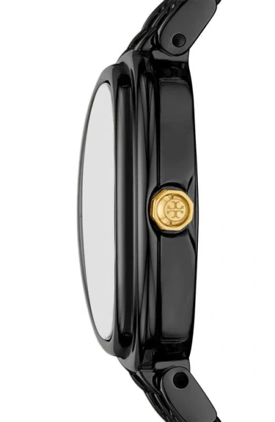 Shop Tory Burch The Oval Bracelet Watch, 22mm X 28mm In Black