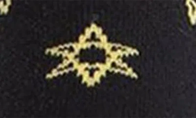 Memoi Assorted 3-pack Hannukah Crew Socks In Black