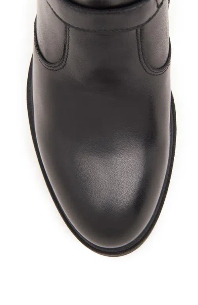 Nerogiardini Platform Moto Bootie In Black
