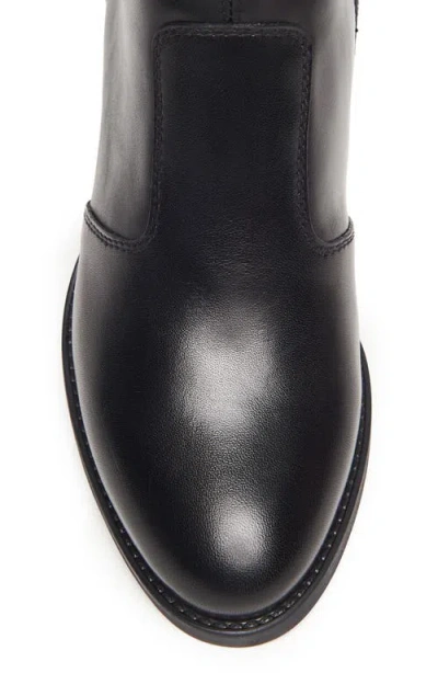 Nerogiardini Leather Buckle Ankle Booties In Black
