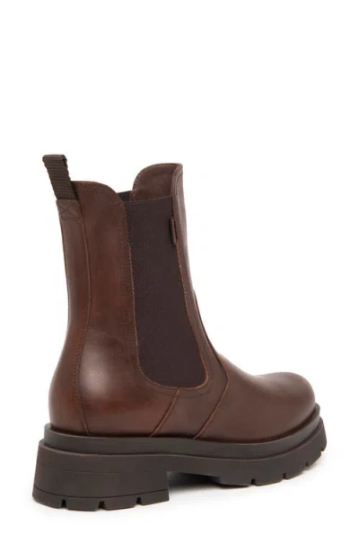 Nerogiardini Leather Chelsea Ankle Booties In Brown
