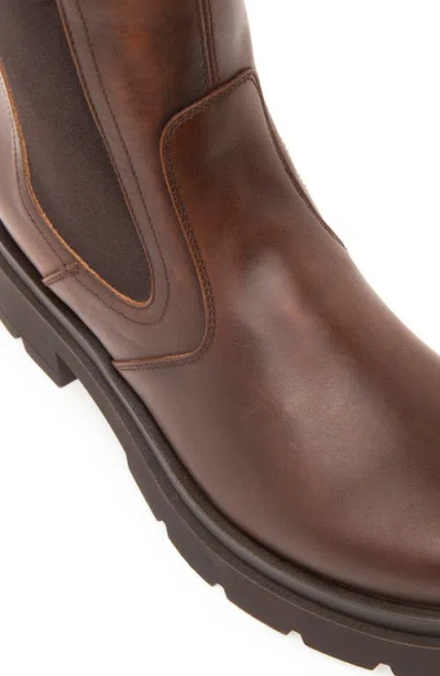 Nerogiardini Leather Chelsea Ankle Booties In Brown