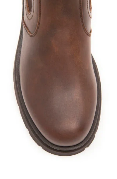Nerogiardini Leather Chelsea Ankle Booties In Brown