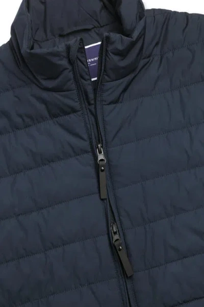 Charles Tyrwhitt Lightweight Quilted Vest In Navy