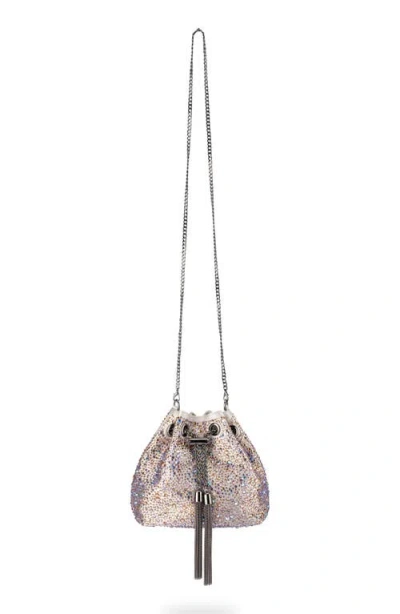 Olga Berg Mika Crystal Pouch In Pastel