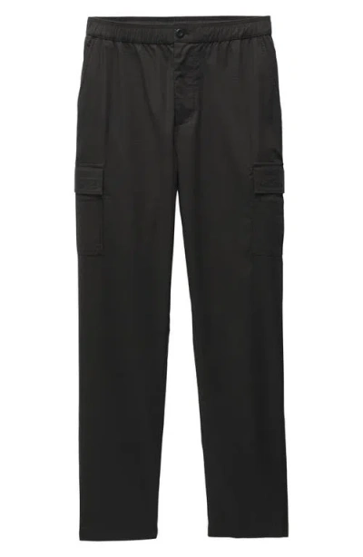 Prana Palisades Organic Cotton Blend Cargo Pants In Dark Iron