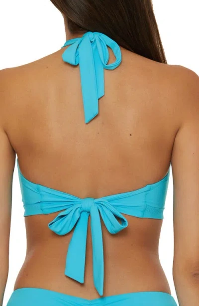 Becca Garden Eden Multifit Bikini Top In Pool