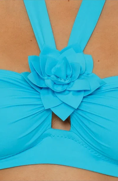 Becca Garden Eden Multifit Bikini Top In Pool