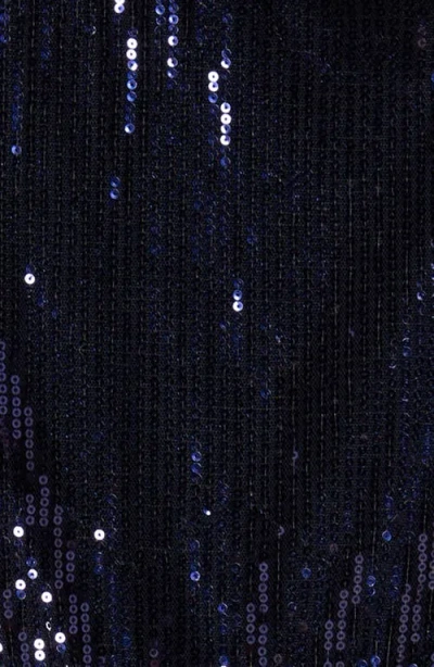 Shop Hannah Banana Kids' Sequin Walk Through Romper In Navy
