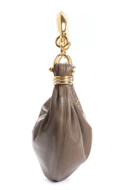 Chloé Bracelet Banana Hobo Bag In Flannel Grey 036