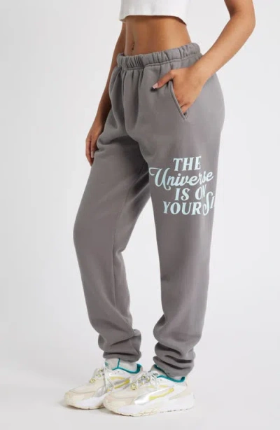 The Mayfair Group The Universe Graphic Joggers In Grey