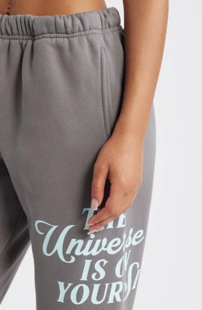 The Mayfair Group The Universe Graphic Joggers In Grey