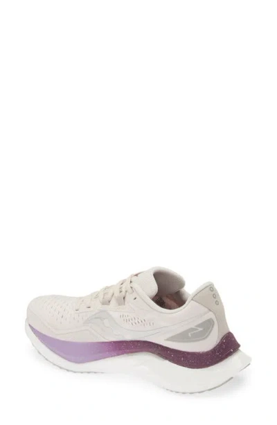 Saucony Endorphin Speed 4 Running Shoe In Moon/plum