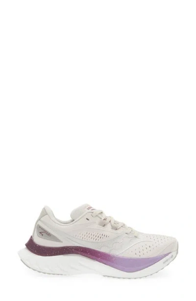 Saucony Endorphin Speed 4 Running Shoe In Moon/plum