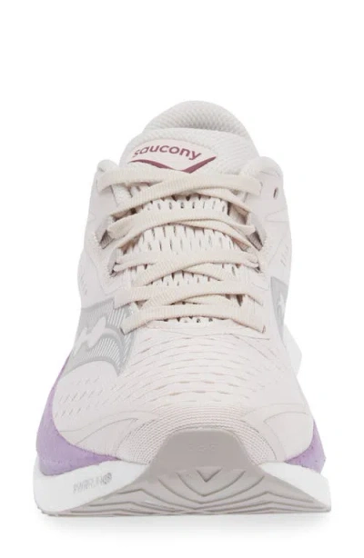 Saucony Endorphin Speed 4 Running Shoe In Moon/plum