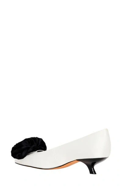 Katy Perry Women's Micro Heel Flower Pumps In Optic White