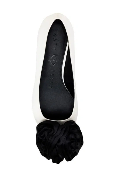 Katy Perry Women's Micro Heel Flower Pumps In Optic White