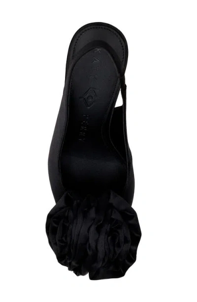 Shop Katy Perry The Laterr High Floral Slingback Pointed Toe Pump In Black