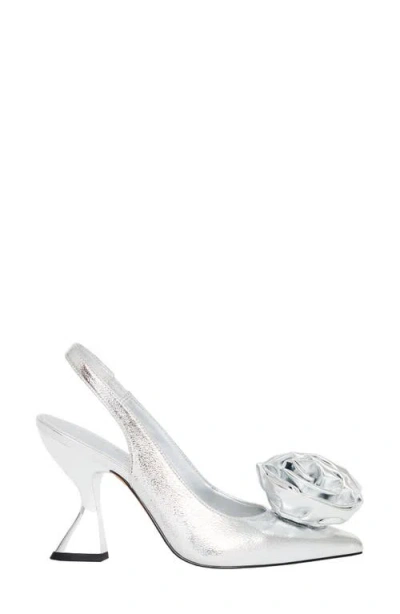Katy Perry Women's Laterr High Flower Heels In Silver
