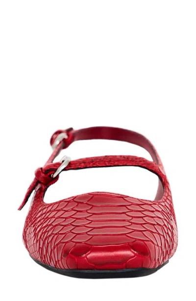 Katy Perry Women's Evie Slingback Flats In Cranberry
