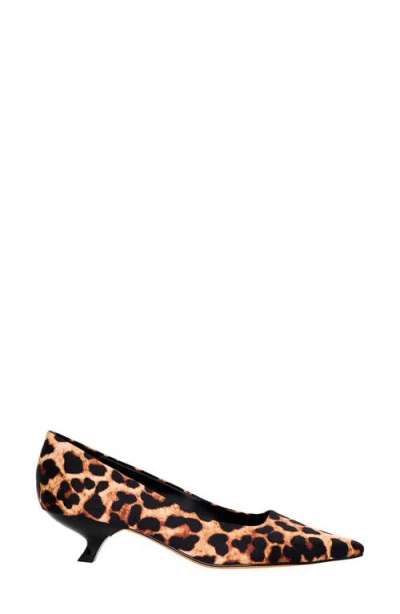 Katy Perry The Micro Heel Pointed Toe Pump In Coffee Multi