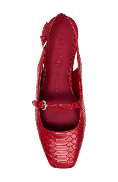 Katy Perry Women's Evie Slingback Flats In Cranberry