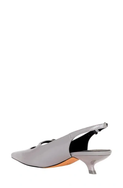 Katy Perry The Micro Heel Pointed Toe Slingback Pump In Graphite