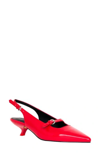 Katy Perry Women's Micro Heel Slingback Pumps In Bright Red