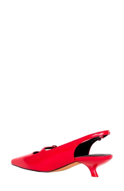 Katy Perry Women's Micro Heel Slingback Pumps In Bright Red
