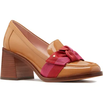 Kate Spade New York Women's Leandra Slip On Loafer High Heel Pumps In Bungalow/festive Pink