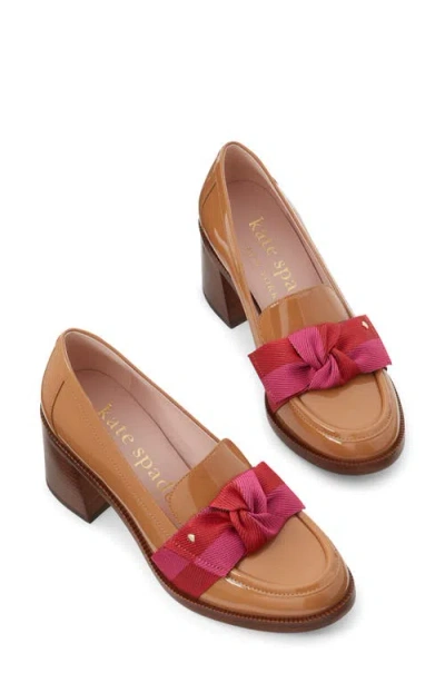 Kate Spade New York Women's Leandra Slip On Loafer High Heel Pumps In Bungalow/festive Pink