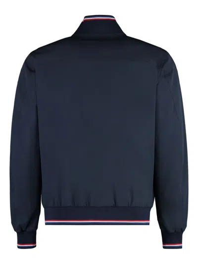 Paul & Shark Stripe Detailing Zip Jacket In Blue