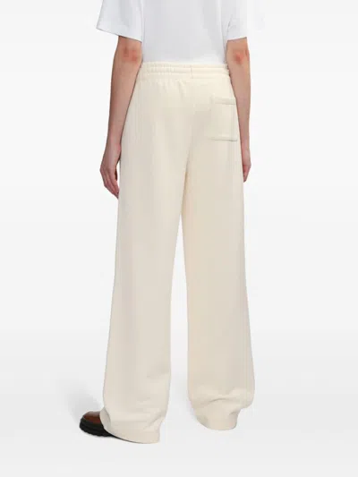 Maison Kitsuné Baby Fox-appliqué Track Pants In Neutrals